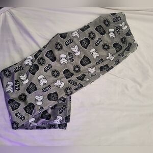 Star Wars Gray and Black Character Print Men's Pants